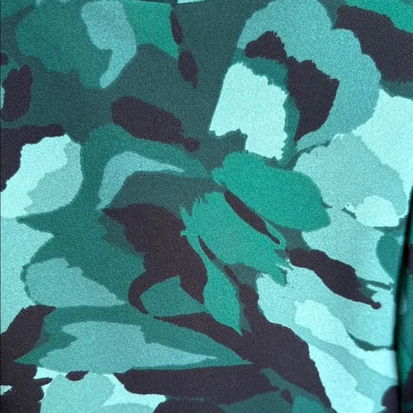 Calvin Klein Green and Black Midi Dress - Picture 4 of 5